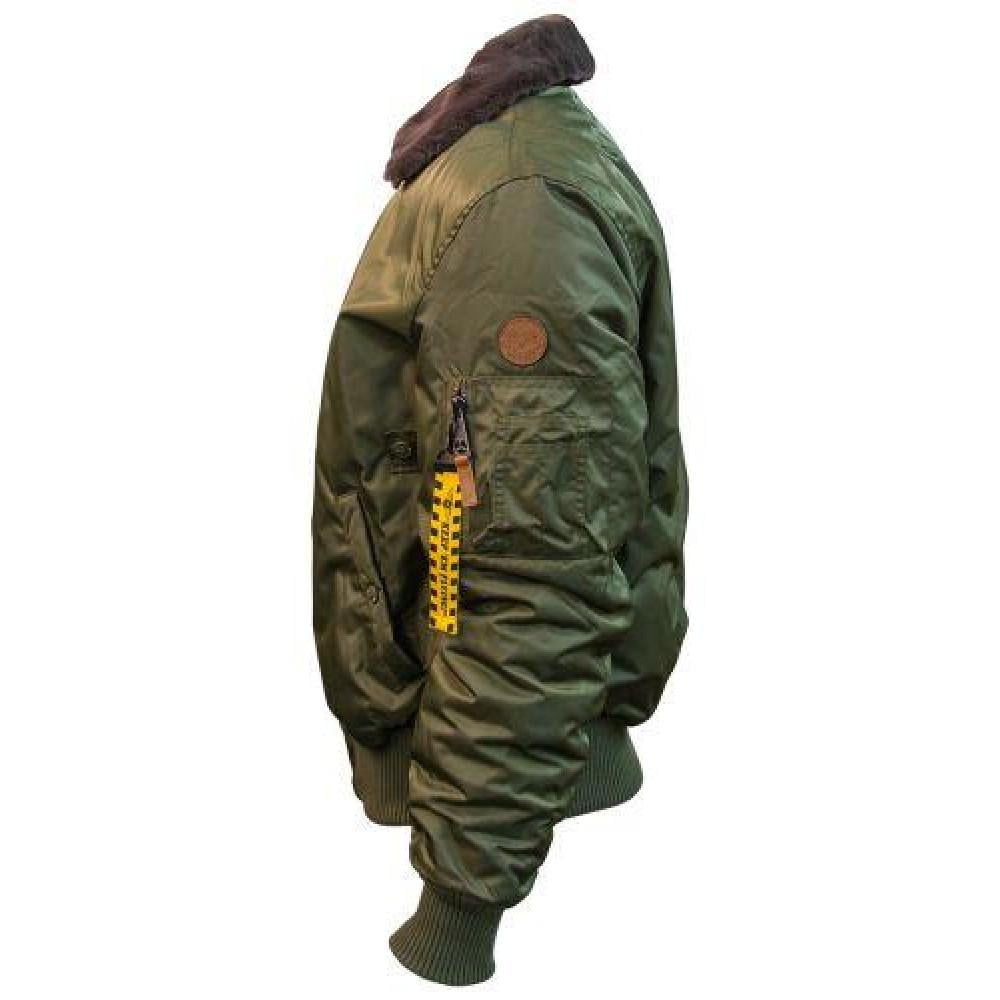 Бомбер Top Gun B-15 Flight Bomber Jacket 3XL Olive (TGJ1542O3XL) - фото 4