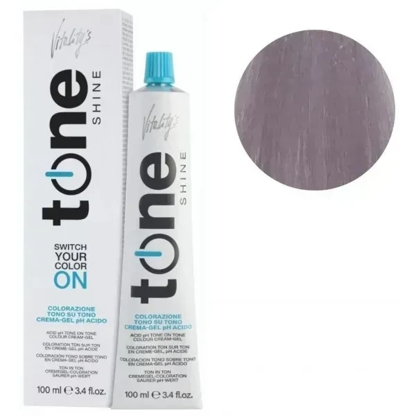 Гель-краска для волос тонирующая безаммиачная Tone Shine Vitality's 10/87 Ультраблонд фиолетово-жемчужный 100 мл