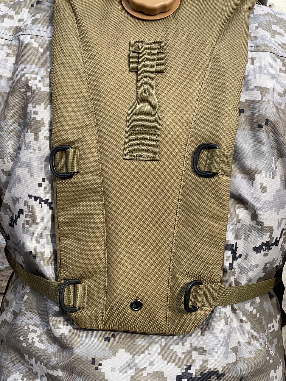 Рюкзак гидратор военная 2,5 л Хаки светлый (Intr-1483531092-1) - фото 5 Рюкзак гидратор военная 2,5 л Хаки светлый (Intr-1483531092-1) - фото 5