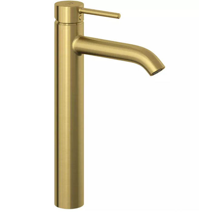 Смеситель для раковины Kludi Bozz 38286N076 Брашированное золото (34469771)