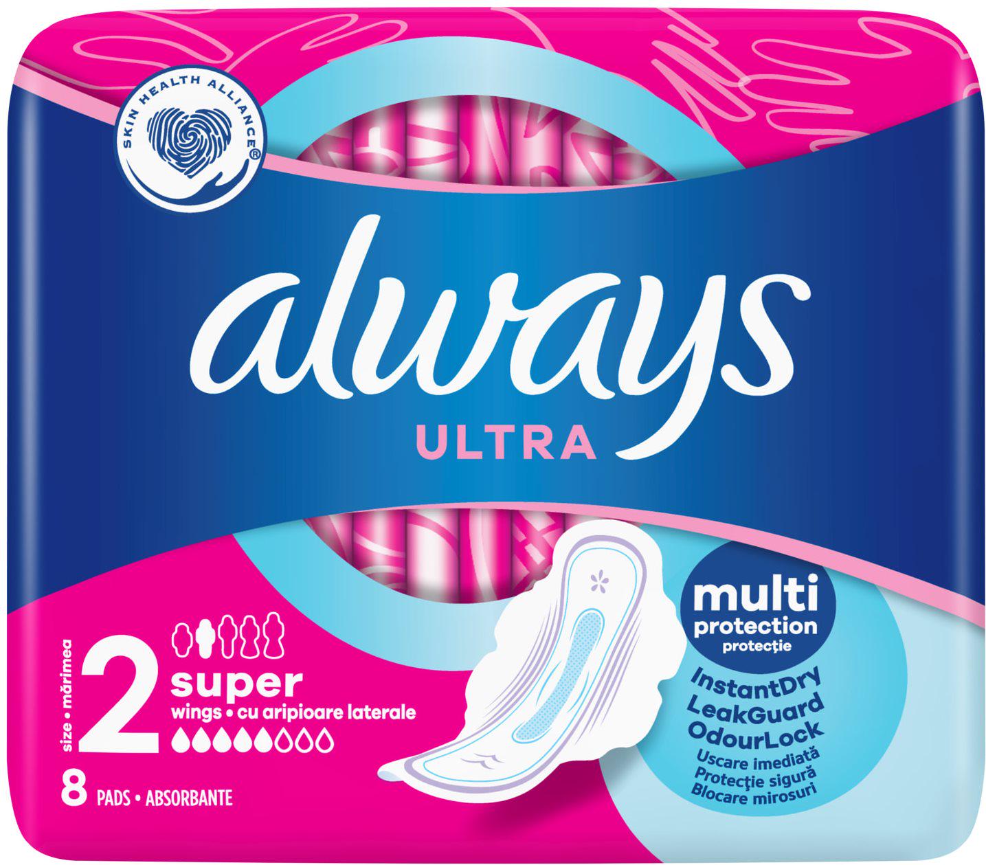 Гігієнічні прокладки Always Ultra Super (Розмір 2) 8 шт - фото 1
