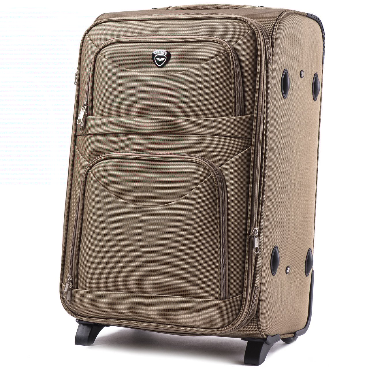 Валіза тканинна Wings 6802 середня на 2 колесах 64х43х27 см 60 л Пісочний