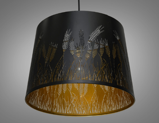 Підвісний світильник Diasha Поле в стилі Лофт Чорний (8390-1BK) - фото 3