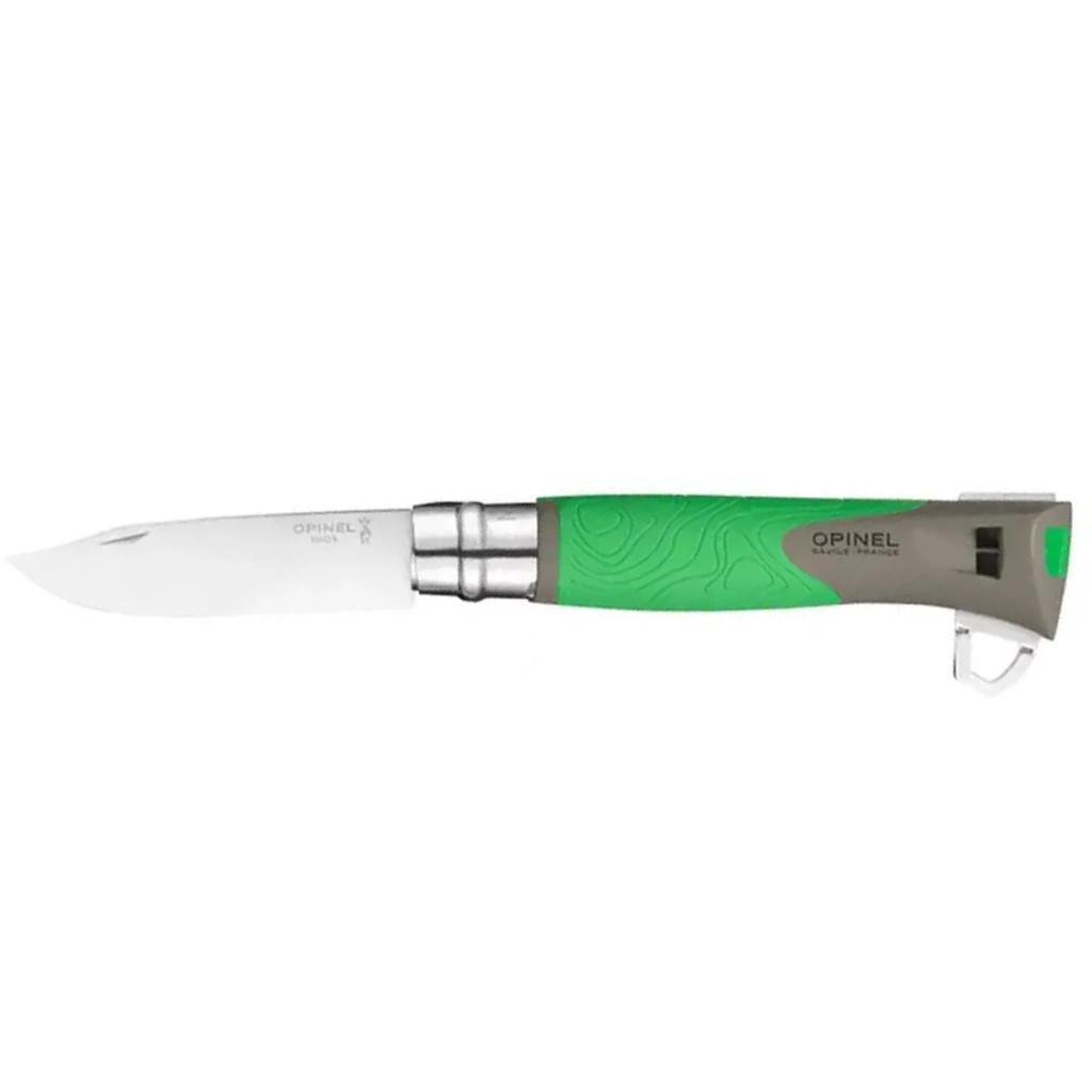 Нож складной охотничий Opinel 12 Explore Tick Remover Green (m323537)