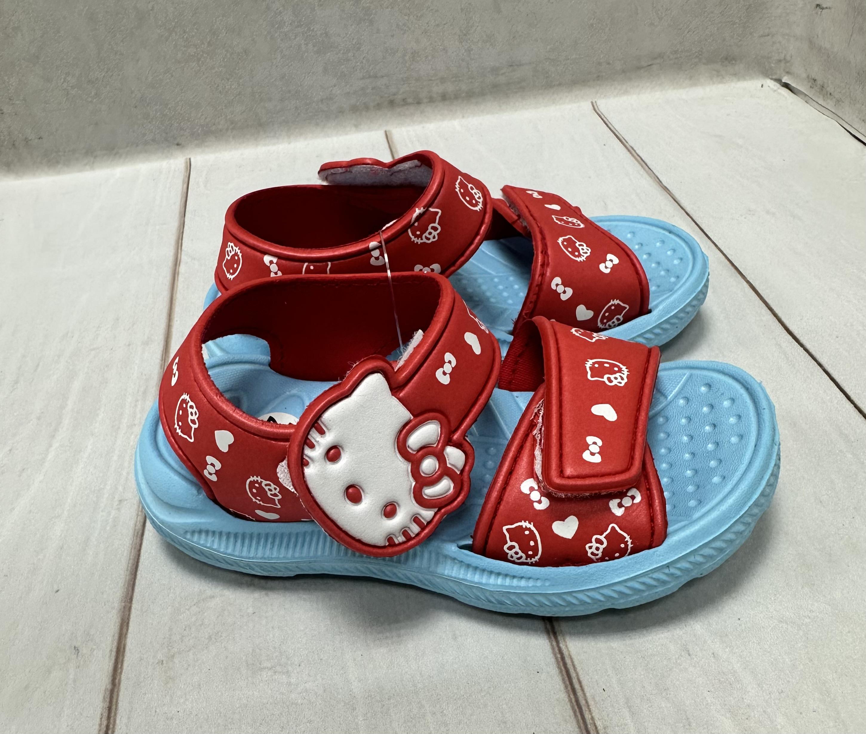 Босоножки детские резиновые Sydney для девочки р. 25 16 см Красный (15611461)