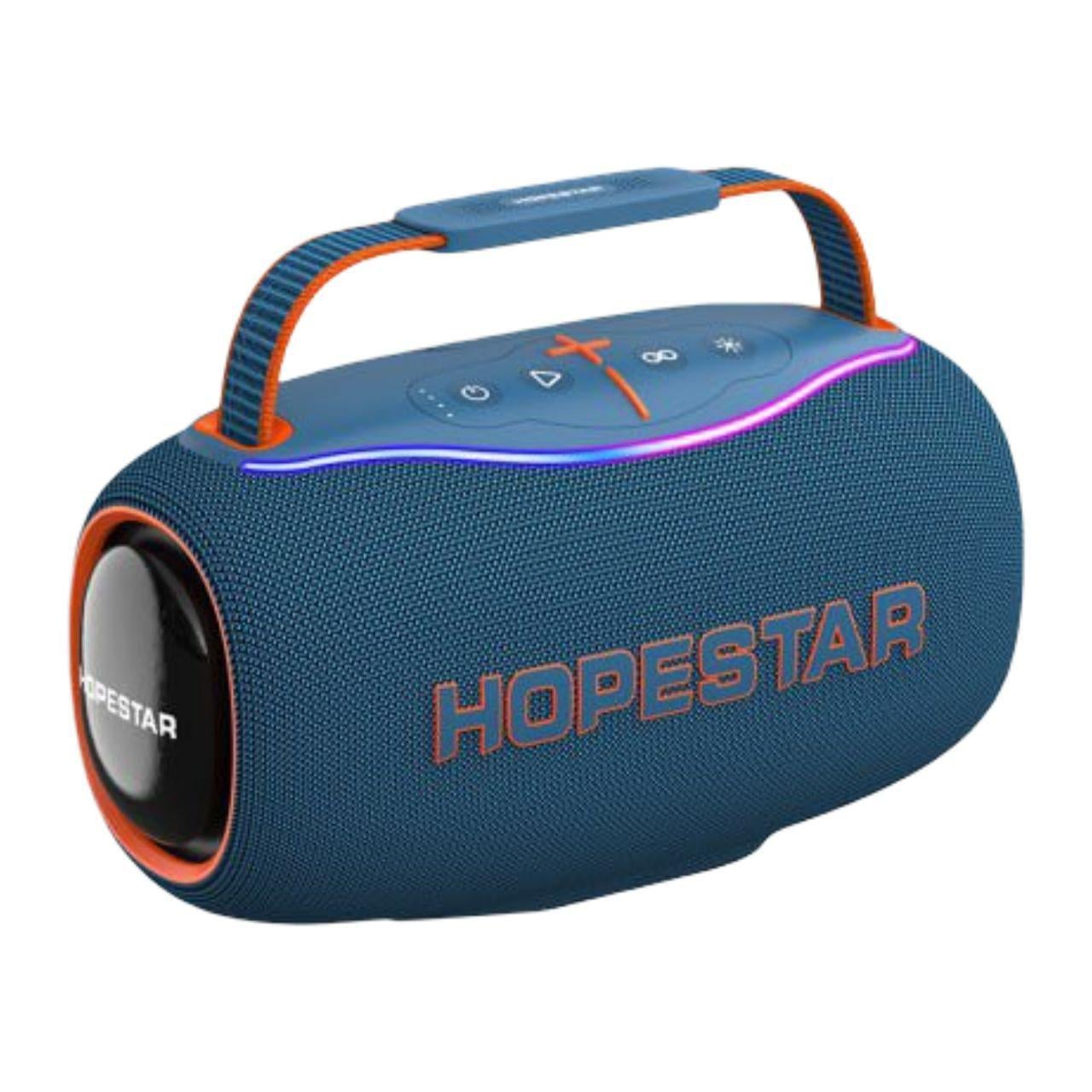 Портативная колонка HOPESTAR H80 80W TWS IPX6 RGB 8800 mAh Синий (31768374)