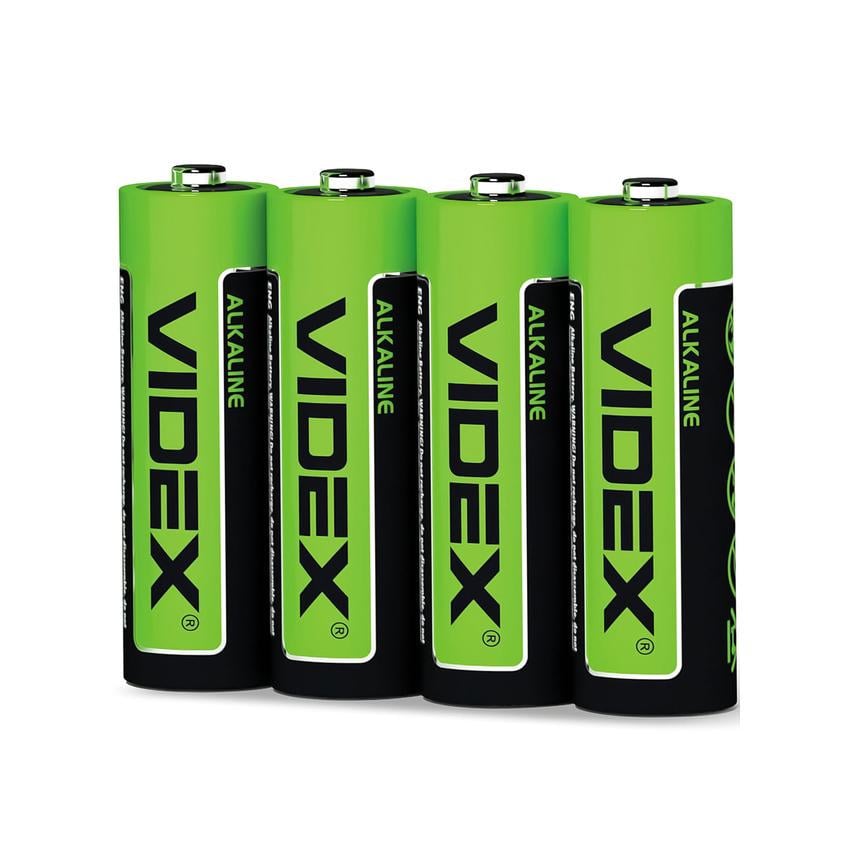 Батарейка щелочная Videx LR6/AA 4 шт. (LR6/AA_4pcs_S) Батарейка щелочная Videx LR6/AA 4 шт. (LR6/AA_4pcs_S)