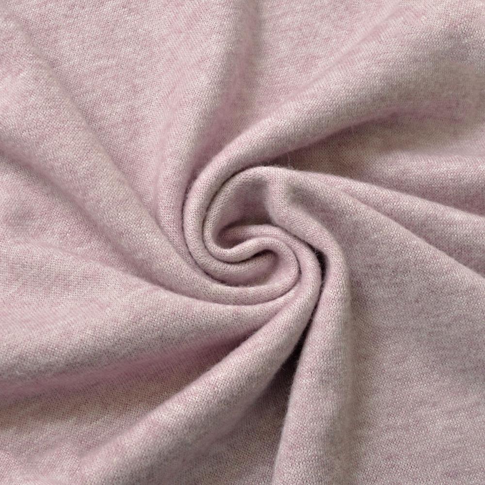 Ткань трикотаж двухсторонняя Осень №47 Лиловый (10812)