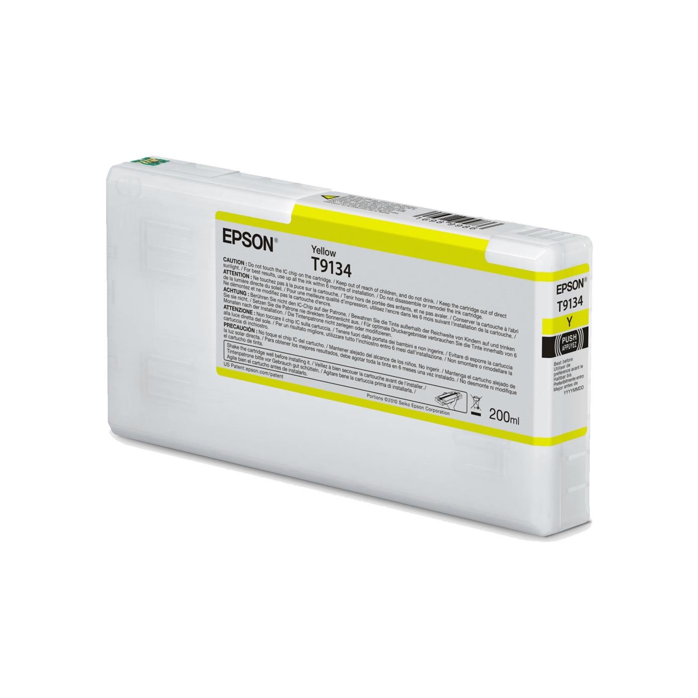 Картридж струйный Epson T9134 для SureColor SC-P5000 200 мл Yellow (C13T913400)