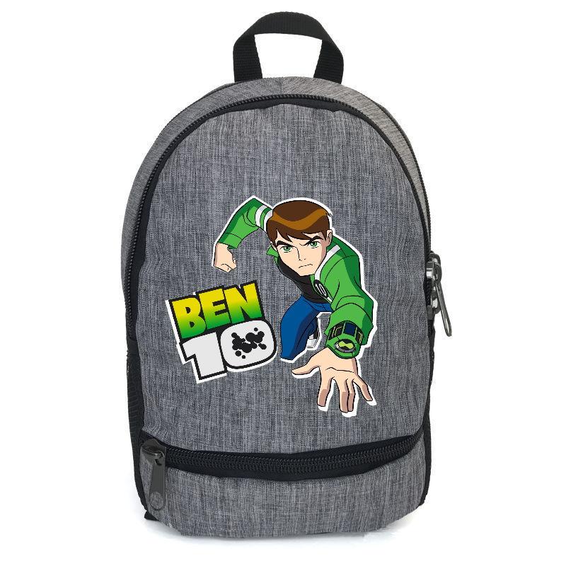 Школьный рюкзак подростковый Cappucino Toys с принтом Ben 10 BTN 0012-grey 12,5 л Серый (1644581939)