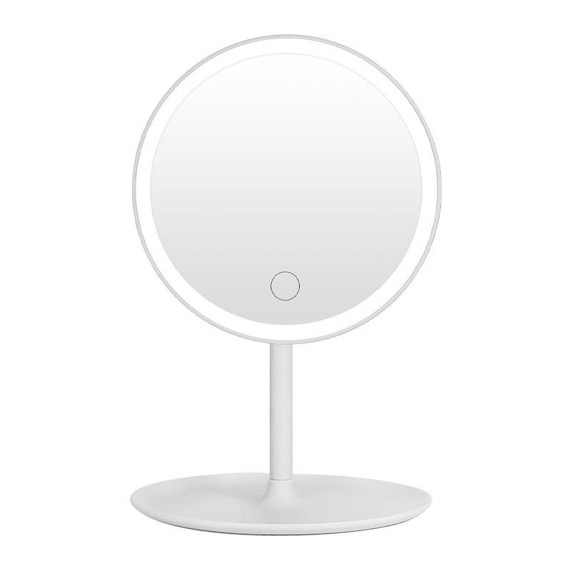 Косметическое зеркало LED Mirror с подсветкой/встроенным аккумулятором 3 режима свечения и регулировка яркости Белый (342-1)