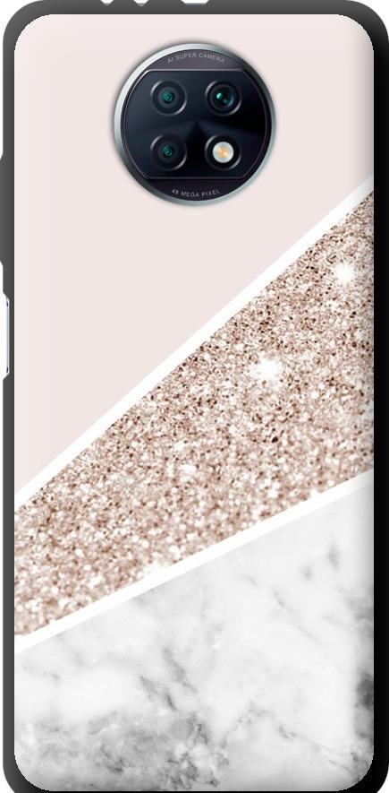 Чехол на Xiaomi Redmi Note 9T Пастельный мрамор (4342b-2261-42517)