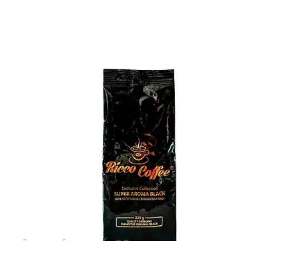 Кава в зернах Ricco Coffee Super Aroma Black 60/40% 225 г (21174372)