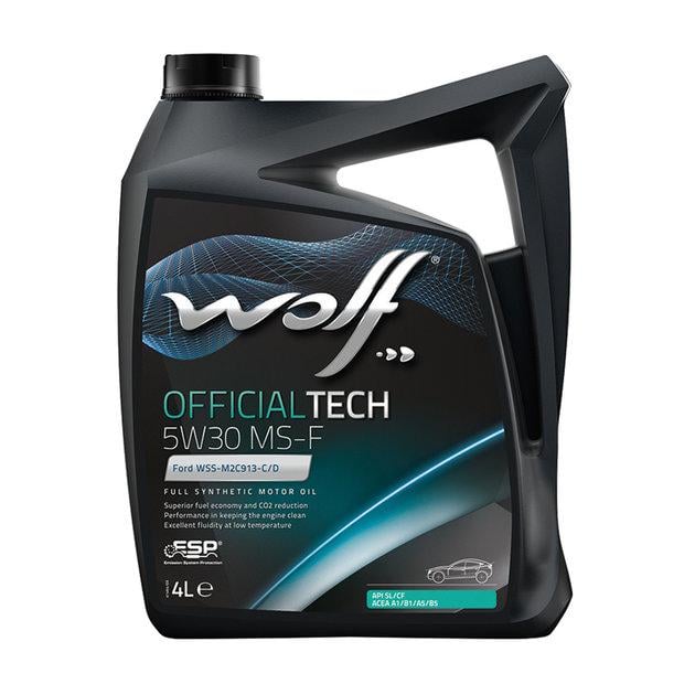 Моторна олива WOLF OfficialTech MS-F A5/B5 SP GF-5 5W-30 4 л (8308710)