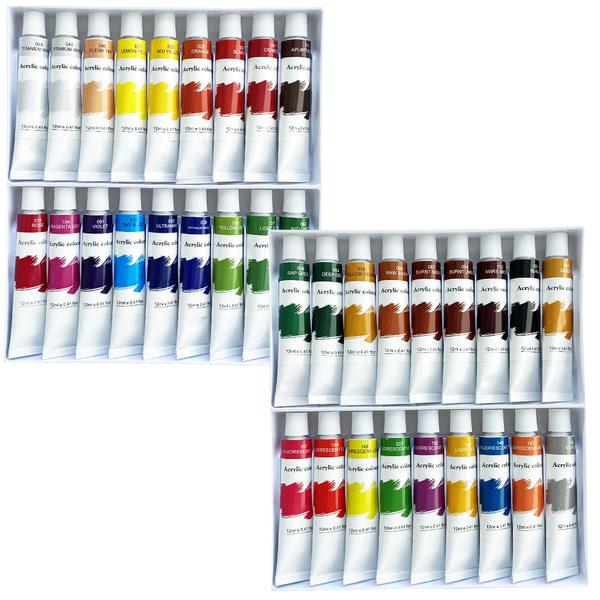 Набор акриловых красок Monet тубы в картоне 36 шт./12 мл Разноцветный (1053812)