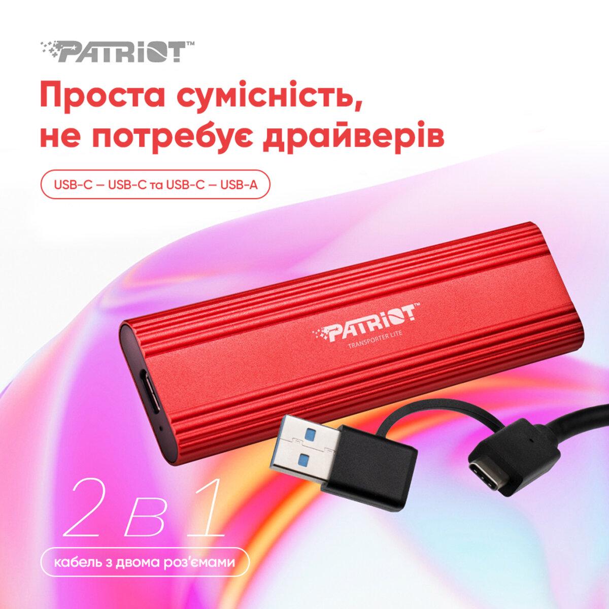 SSD-диск External Patriot Transporter Lite 4 ТБ Type-C (PTPL4TBPEC) - фото 6