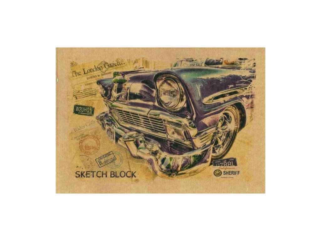 Альбом для малювання Графіка 16 арк. скоба 120 г/м A4 АА4216 Крафт Авто (903577)