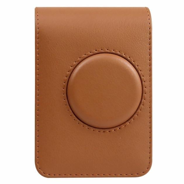 Чехол для фотоаппарата Fujifilm Instax Mini EVO вертикальный Коричневый (2619378180)