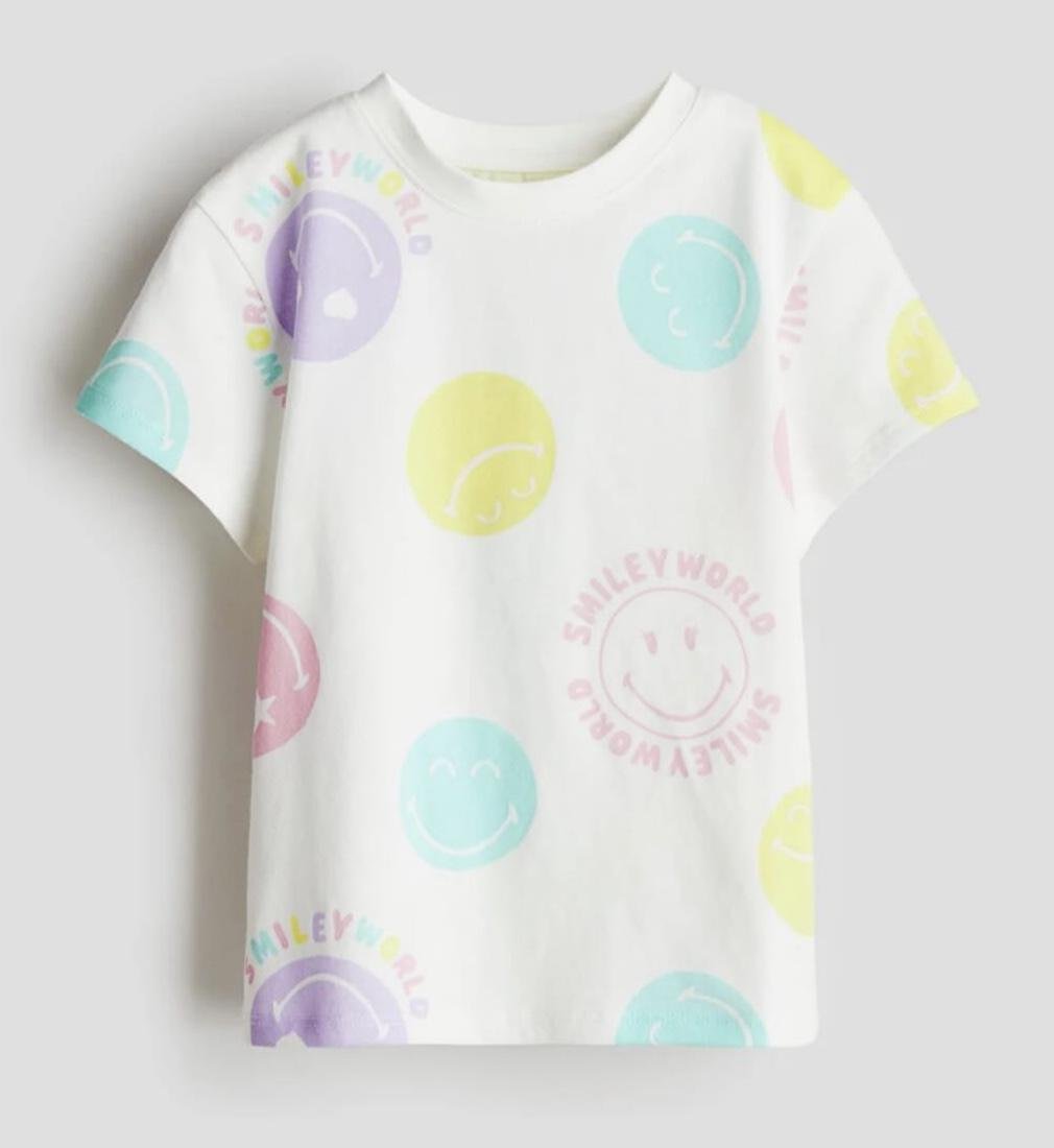 Футболка дитяча H&M 92 см Білий (0070)