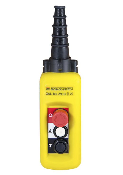 Пост тельферный АСКО-Укрем XAL-B3-2913 2-положения 2NC+2NO+2NO с блокировкой/две скорости IP65 (A0140050013)
