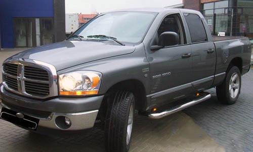 Боковые трубы угловые CAN для Dodge RAM нержавеющая сталь Хром Боковые трубы угловые CAN для Dodge RAM нержавеющая сталь Хром