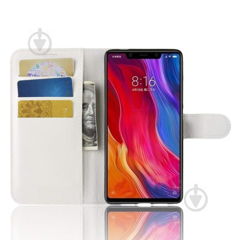 Чехол-книжка Litchie Wallet для Xiaomi Mi 8 SE Белый (arbc3636) - фото 3