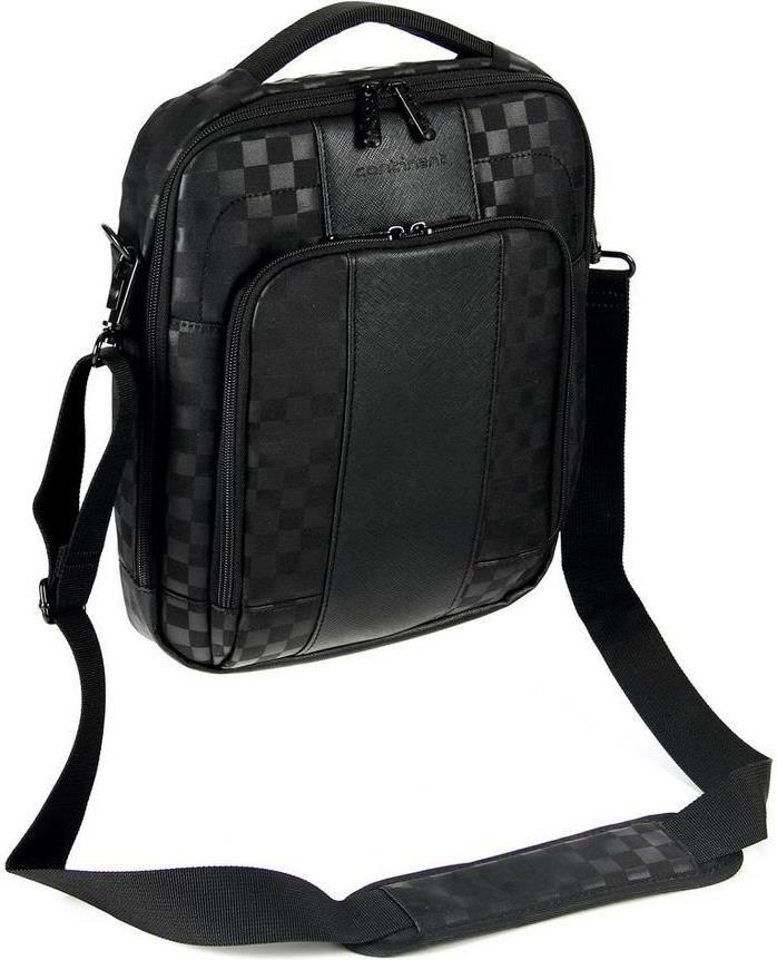 Сумка Continent CC-039 полиэстер/экокожа для ноутбука 10" Черный (626401) - фото 4