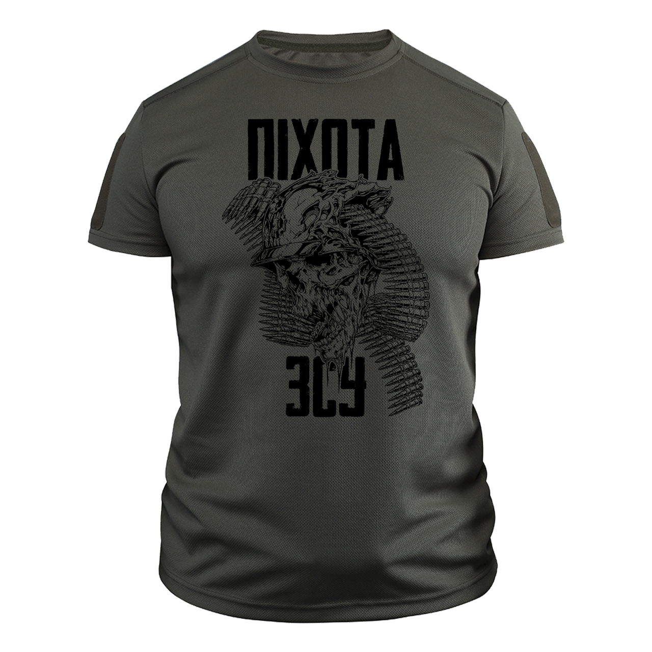 Футболка військова CoolMax "Піхота UA" M Оливковий (TS-C-119-M)