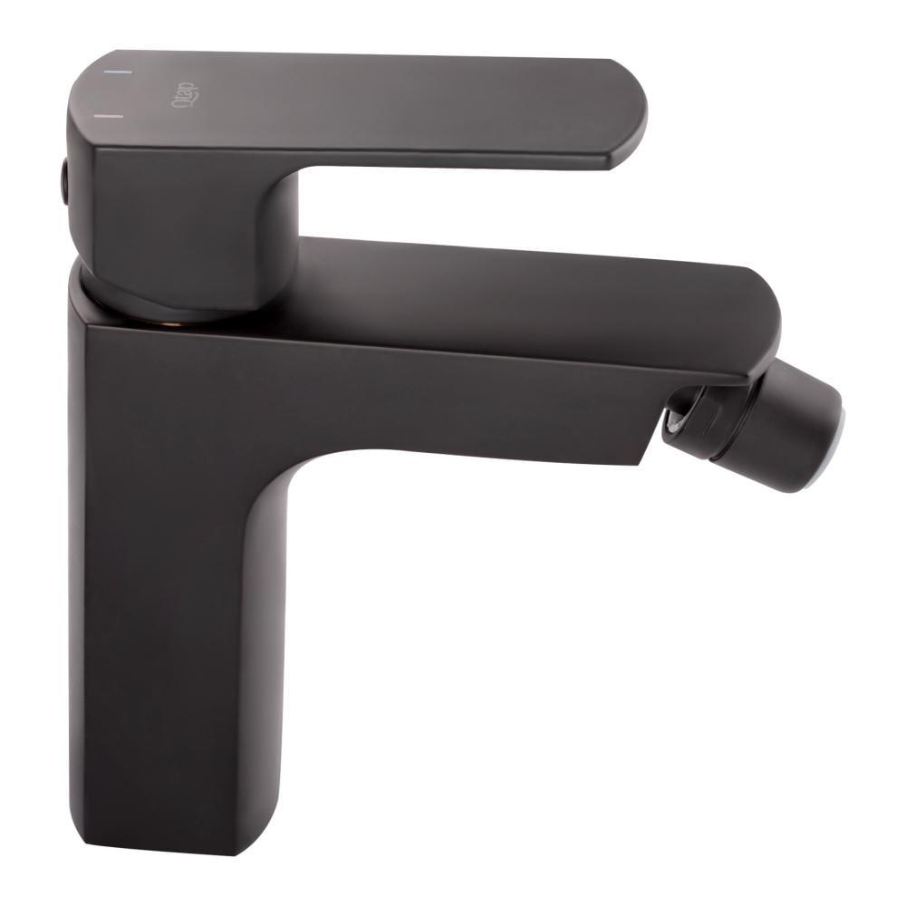 Смеситель для биде Qtap Lipno QTLIPNO2023101CB Black Matt (SD00042258)
