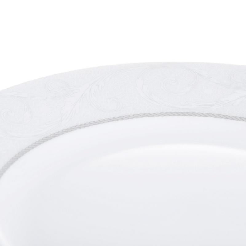 Тарілка кругла Lora NP103 кістяна порцеляна Білий (73-008) - фото 3