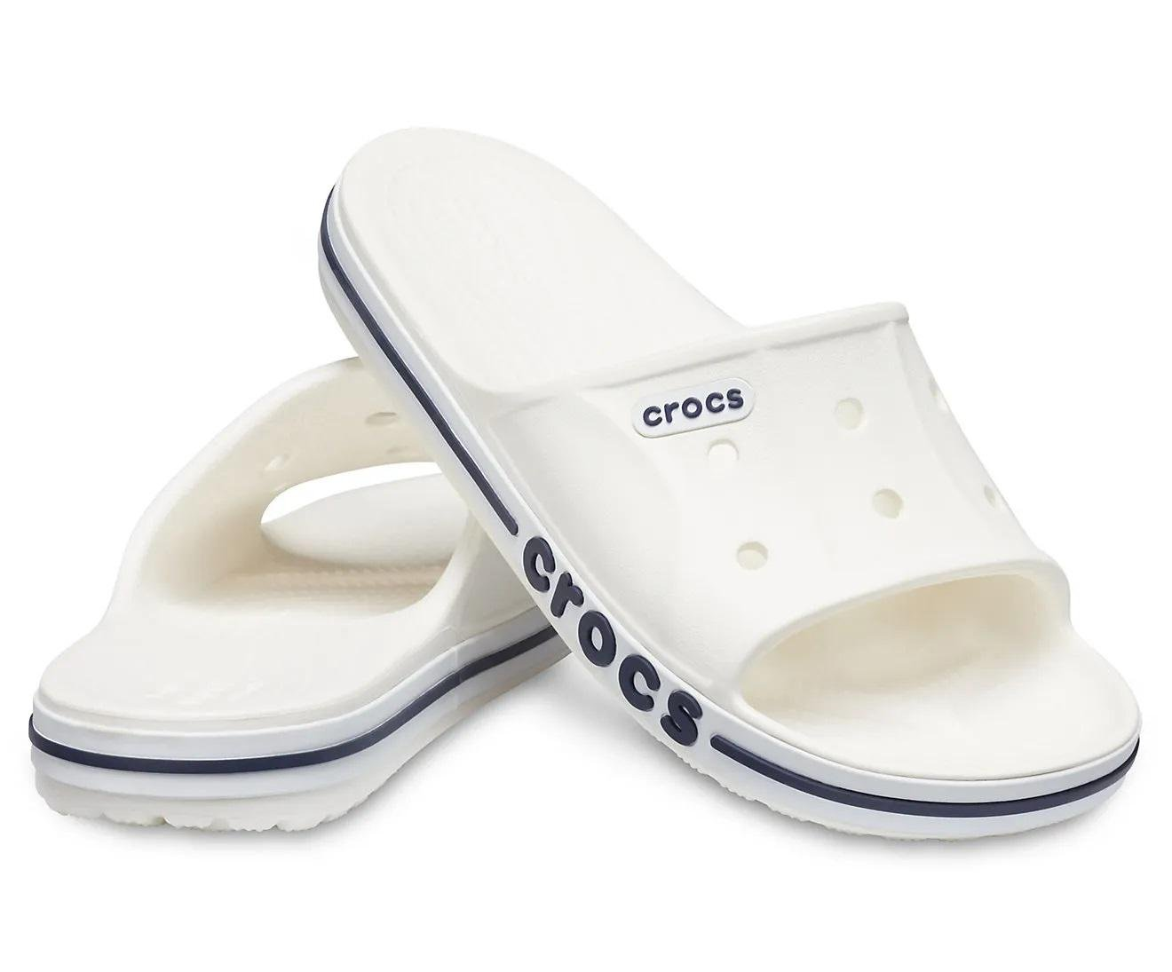 Шлепанцы Crocs Bayaband Slide р. M9/W11/42 27,5 см White/Navy (2053924) - фото 3 Шлепанцы Crocs Bayaband Slide р. M9/W11/42 27,5 см White/Navy (2053924) - фото 3