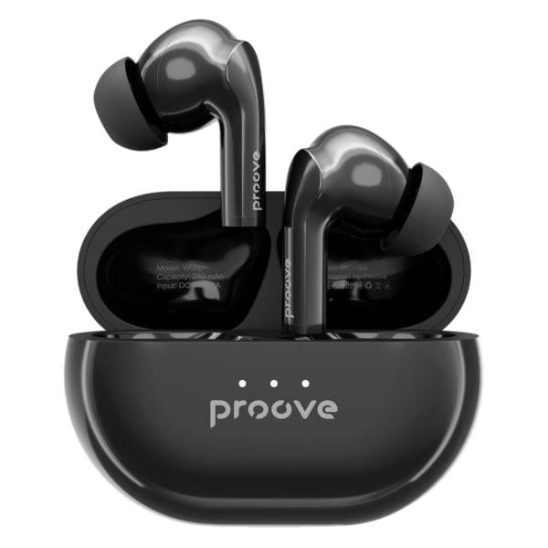 Навушники бездротові Proove Woop TWS з активним шумозаглушенням ANC Black (TWWP00010001)