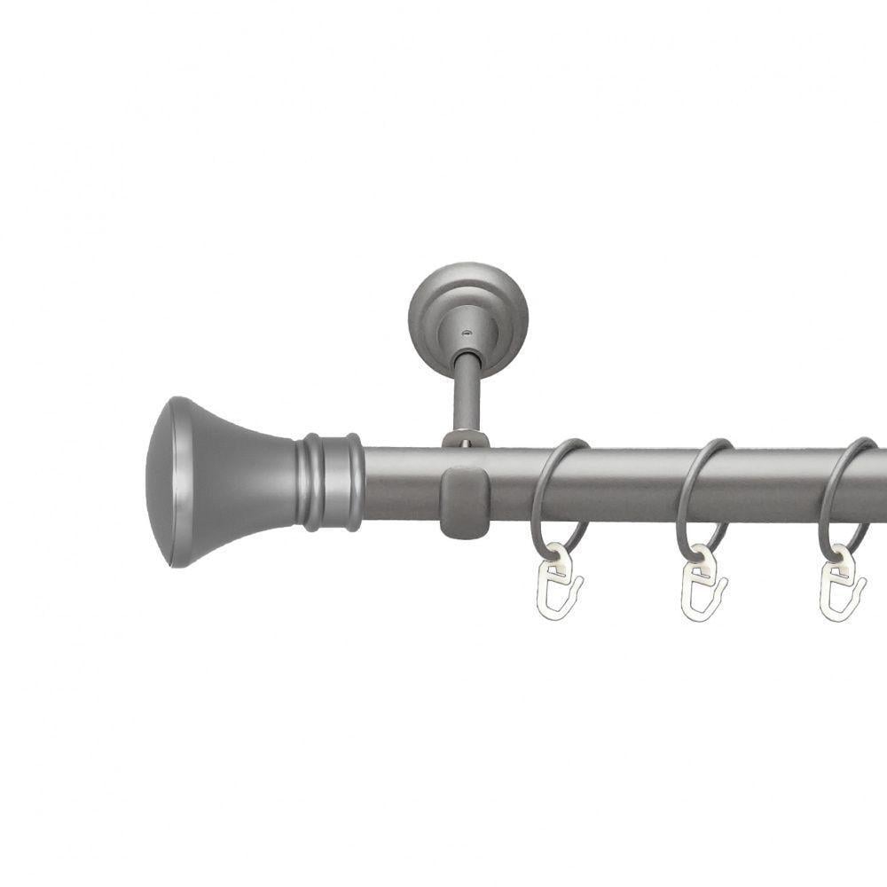 Карниз для штор Orvit Люксор однорядний гладкий 25 мм 160 см Сатин (00-00010218)
