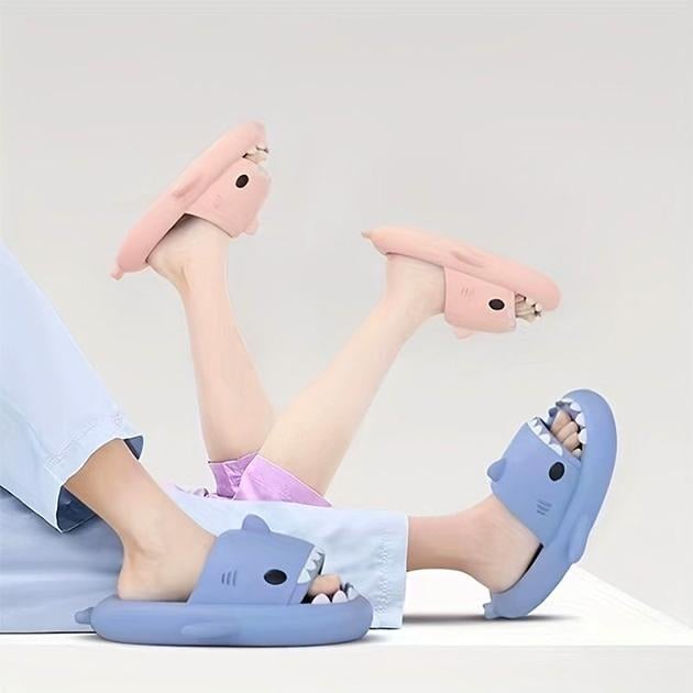 Шлепанцы женские Акула на лето сланцы р. 38-39 Розовый - фото 6