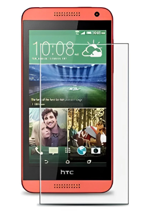 Закаленное защитное стекло на HTC 610 / Прозрачное