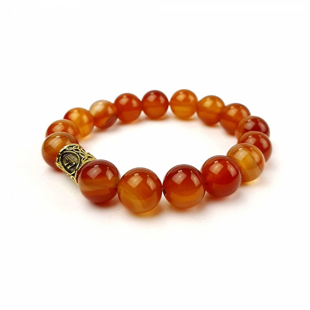 Браслет DARSANA Уровень из натурального камня сердолик/руна (DRSU00535)