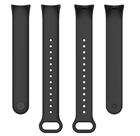 Ремінець CDK для Xiaomi Mi Smart Band 9 Silicone Sport Band Black (015812) - фото 2