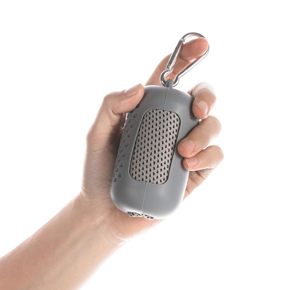 Рушник швидкосохнучий що охолоджує в чохлі 30x80 см Сірий (IY0054) - фото 2