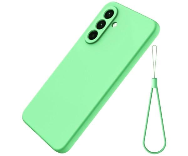Чехол - накладка Silicone Cover Full для Samsung Galaxy A36 5G Зелёный Чехол - накладка Silicone Cover Full для Samsung Galaxy A36 5G Зелёный