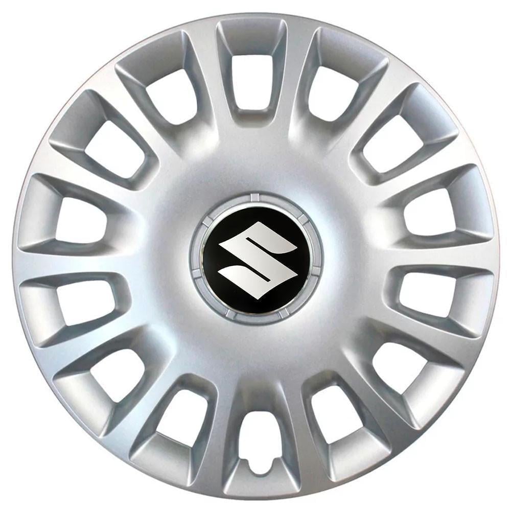 Ковпаки SJS 109 з логотипом Suzuki 4 шт. R13 Срібний (2789080766)