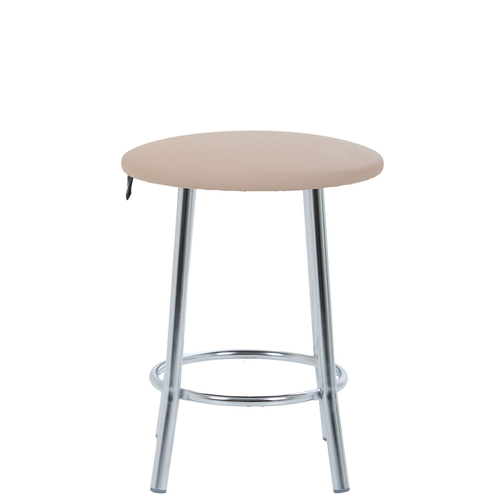 Табурет кухонний Таллі Хром/Бежевий (4326768308568743652465) - фото 4