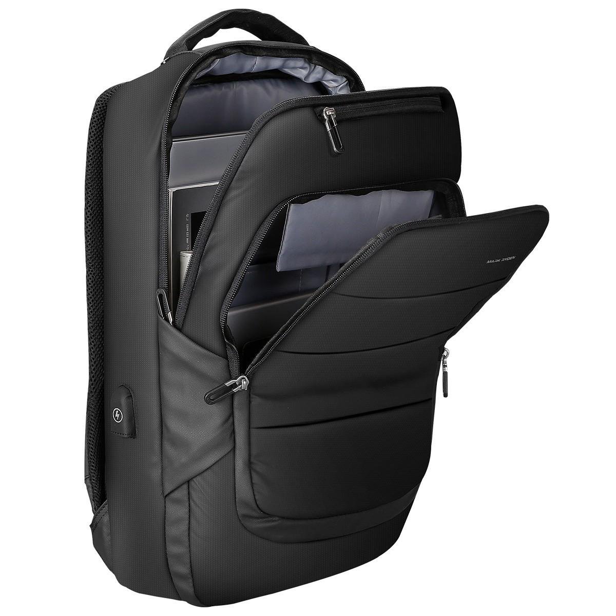 Міський рюкзак Mark Ryden Turtle MRK9082 BK для ноутбука 15,6" з USB 16 л Чорний