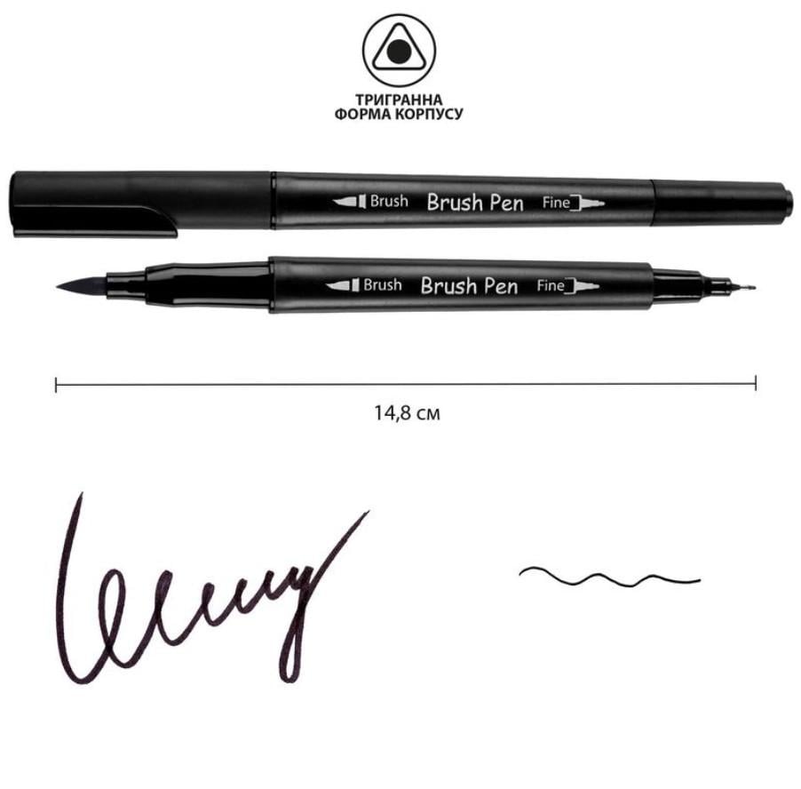 Набор акварельных маркеров Santi Brush Pen двухсторонние 24 цвета - фото 2 Набор акварельных маркеров Santi Brush Pen двухсторонние 24 цвета - фото 2