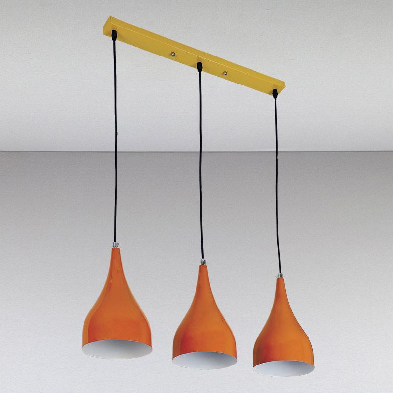 Люстра підвісна Light House LS-10813-3 на три лампи Помаранчевий
