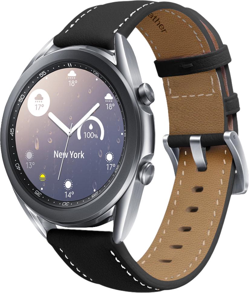 Ремешок кожаный Folsa для Galaxy Watch 3 41 мм Black (31515-2B)