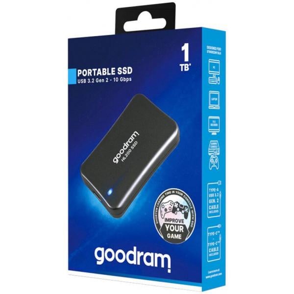 Твердотільний накопичувач Goodram 1 Тб HL200 Black (SSDPR-HL200-01T) - фото 4