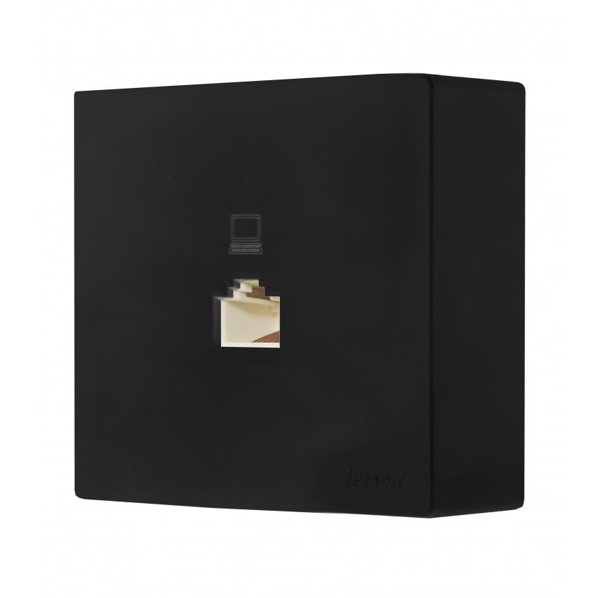 Розетка Lezard Leto компьютерная Антрацит (752-4200-139)