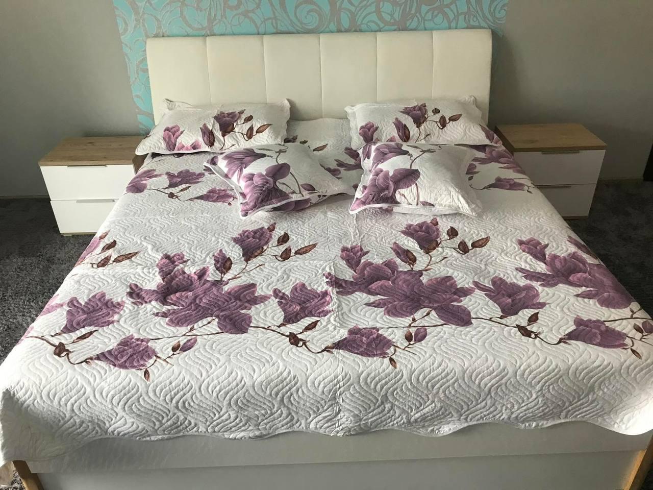 Комплект Цветы евро покрывало 220х240 см/наволочки 2 шт. 50х70 см и 2 шт. 50х50 см 5 пр. Молочный (П4К-Al-pokr4-006) Комплект Цветы евро покрывало 220х240 см/наволочки 2 шт. 50х70 см и 2 шт. 50х50 см 5 пр. Молочный (П4К-Al-pokr4-006)