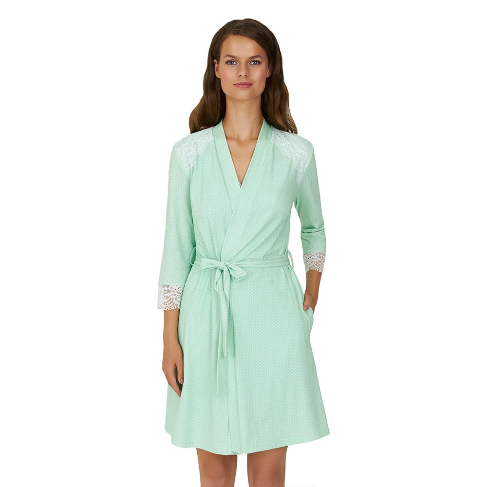 Халат домашній жіночий Ellen S Салатовий (LGK 200/02/01)