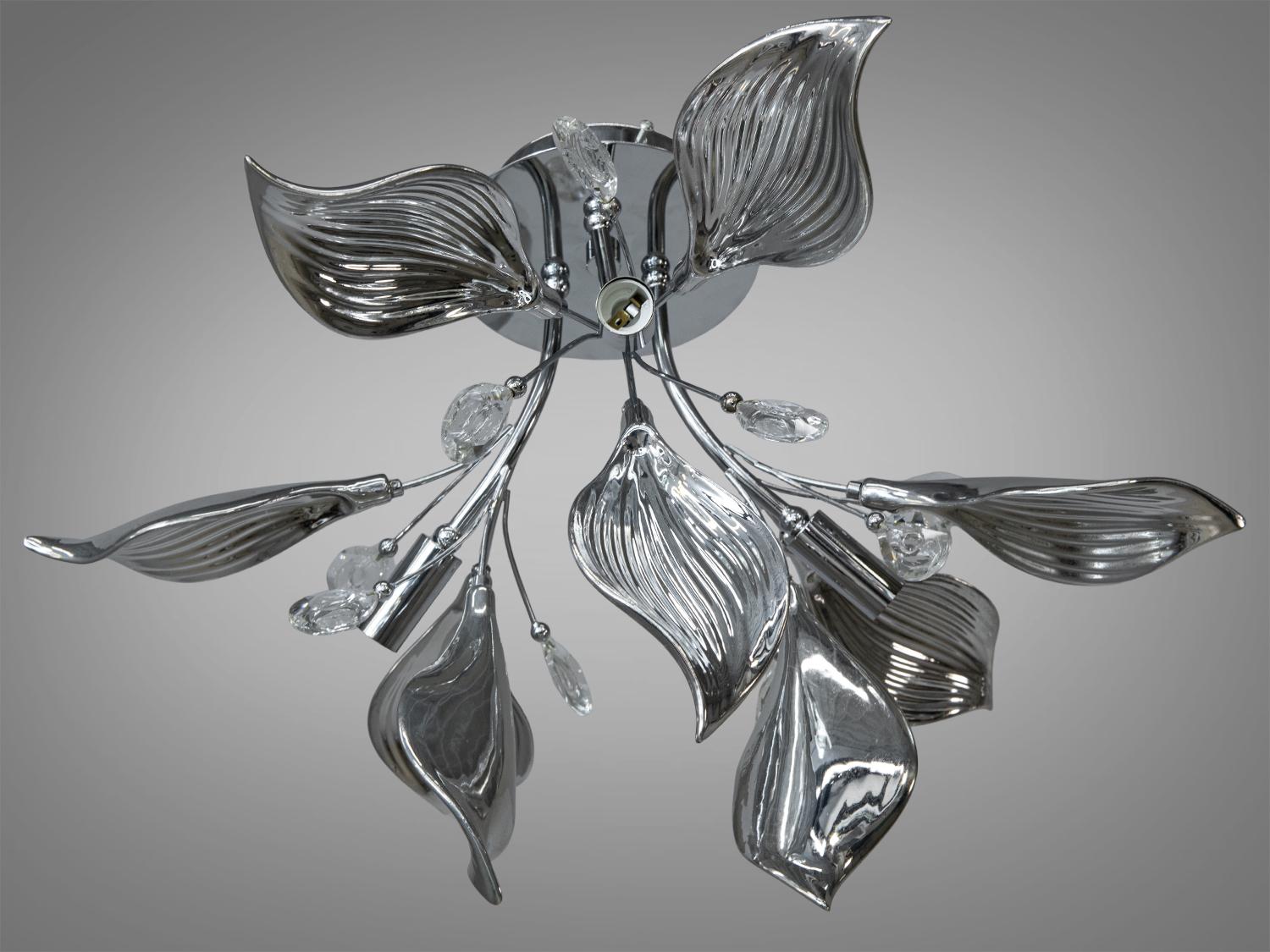 Люстра підвіс Loft Хром (7229-3c hr) - фото 2